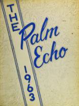 Miami Palmetto High School 1963 yearbook cover photo