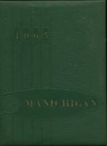 Manistee High School 1965 yearbook cover photo