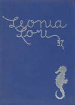Leonia High School 1937 yearbook cover photo