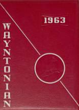 Wayne County High School 1963 yearbook cover photo