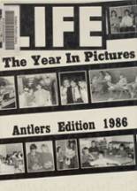 Antlers High School 1986 yearbook cover photo