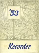 Saratoga Springs High School 1953 yearbook cover photo