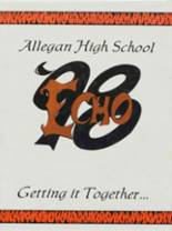 Allegan High School 1998 yearbook cover photo