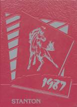Stanton High School 1987 yearbook cover photo
