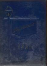 Jefferson Township High School 1951 yearbook cover photo