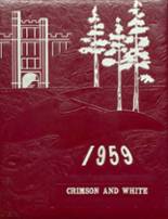 Afton Central School 1959 yearbook cover photo
