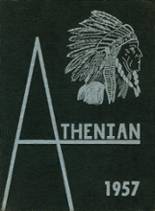 Athens High School 1957 yearbook cover photo