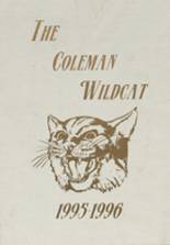 Coleman High School 1996 yearbook cover photo