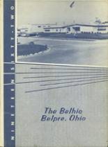 Belpre High School 1962 yearbook cover photo