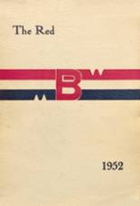 Brodhead High School 1952 yearbook cover photo