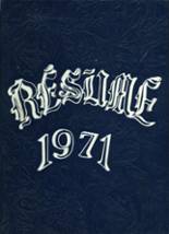 Ruston High School 1971 yearbook cover photo