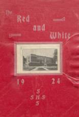 Shenandoah High School 1924 yearbook cover photo