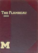 1935 Lincoln High School Yearbook from Manitowoc, Wisconsin cover image