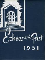 Hustonville High School 1951 yearbook cover photo