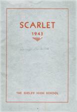 Shelby High School 1943 yearbook cover photo
