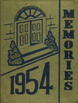 Spangler High School 1954 yearbook cover photo