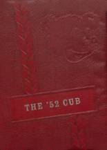 Olney High School 1952 yearbook cover photo