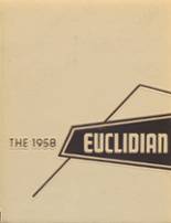 Euclid High School 1958 yearbook cover photo