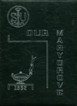 St. Ursula's Academy 1952 yearbook cover photo