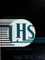 Luling High School 1987 yearbook cover photo