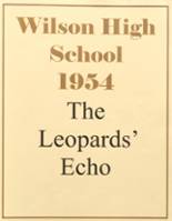 A. A. Wilson High School 1954 yearbook cover photo