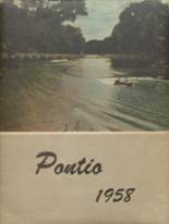 Pontiac Township High School 1958 yearbook cover photo