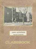 St. Alphonsus High School 1966 yearbook cover photo