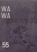 Wenatchee High School 1955 yearbook cover photo