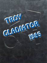 Troy High School 1985 yearbook cover photo