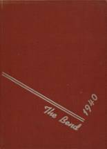 West Bend High School 1940 yearbook cover photo