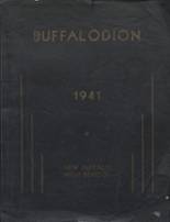 New Buffalo High School 1941 yearbook cover photo