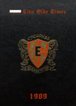 Elizabethton High School 1989 yearbook cover photo