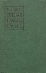 Cedar Vale High School 1935 yearbook cover photo