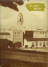 Mission High School 1952 yearbook cover photo