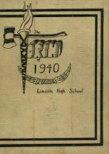 1940 Lincoln High School Yearbook from Webster city, Iowa cover image