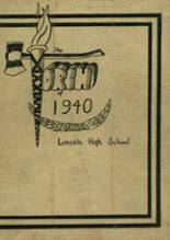 Lincoln High School 1940 yearbook cover photo