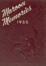 Oskaloosa High School 1955 yearbook cover photo