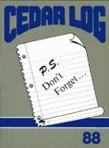 1988 Cedar Crest High School Yearbook from Lebanon, Pennsylvania cover image