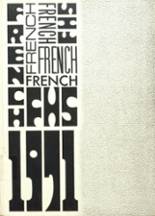 French High School 1971 yearbook cover photo