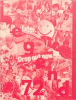 1972 Wapahani High School Yearbook from Selma, Indiana cover image