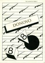 Donovan Junior - Senior High School 1988 yearbook cover photo