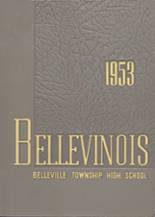 Belleville Township High School 1953 yearbook cover photo