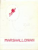 Marshall High School 1965 yearbook cover photo