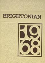 Brighton High School 1968 yearbook cover photo