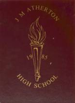 Atherton High School 1985 yearbook cover photo