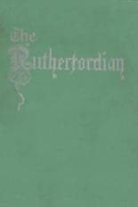 Rutherford High School 1933 yearbook cover photo