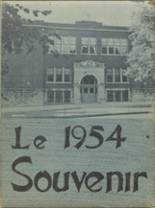 St. Xavier School 1954 yearbook cover photo