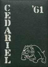 Cedarburg High School 1961 yearbook cover photo