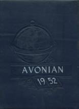 Avondale High School 1952 yearbook cover photo