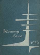 Washington High School 1959 yearbook cover photo